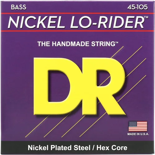 Vista 6 de DR Strings NICKEL LO-RIDER™ (45-105, 4 cuerdas)