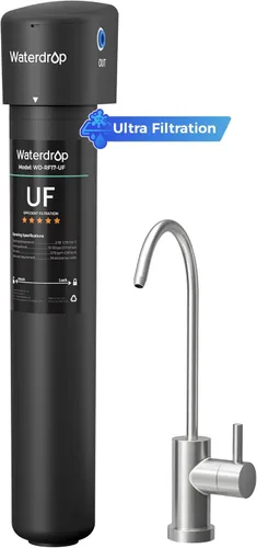 Vista 11 de Waterdrop 17UA 3 años Filtro de agua para debajo del fregadero, Sistema de filtración de agua para debajo del fregadero, Reduce PFAS, PFOA/PFOS
