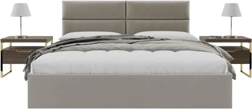 Vista 142 de Vänt - Paneles tapizados de cabecera para montar en la pared, diseño Elizabeth, 120 x 46 pulgadas, configuración de 16 paneles individuales