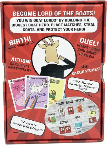 Vista 7 de Goat Lords - Los juegos de cartas más adictivos para familias, adolescentes, niños (niños y niñas) a partir de 7 años - Juegos de mesa familiares