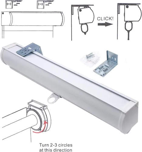 Vista 3 de SMT - Persianas enrollables de cebra blancas de 70.9 in de ancho x 72.0 in de alto, de doble capa, inalámbricas, transparentes o con control de luz