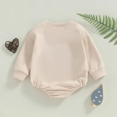 Vista 40 de MERSARIPHY Sudadera de fútbol para bebé, traje de manga larga con letras divertidas, ropa de otoño e invierno