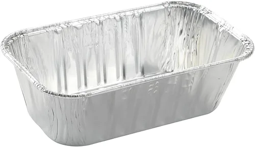 Vista 4 de Waytiffer (Paquete de 50) Mini Moldes para Pan de 1 Libra de Servicio Pesado Desechables de Papel de Aluminio Moldes para Pan Tamaño Estándar 6" X