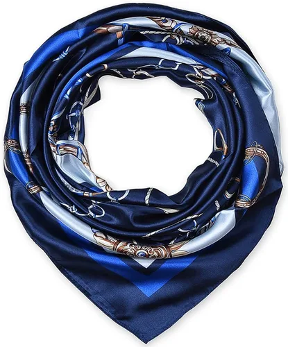 Vista 105 de corciova - Bufanda cuadrada grande para mujer, diadema sedosa para cabello rizado, lazo para dormir por la noche, bandana a la moda, 35 x 35