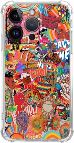 Vista 37 de Funda de Collage Estético para iPhone 7/8/SE2/SE3, Patrón de Citas Positivas, Funda TPU Única y Moderna Compatible con iPhone 7/8/SE2/SE3