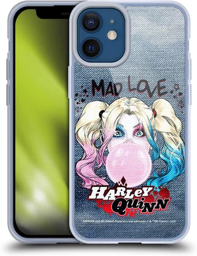 Vista 22 de Head Case Designs Funda de gel suave con licencia oficial de Batman DC Comics Bubblegum Harley Quinn Graphics compatible con Apple iPhone 7
