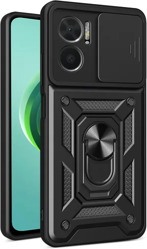 Vista 92 de Compatible con Tecno Pova Neo 2 Bracket Shell, con cubierta deslizante para lente de cámara compatible con Tecno Pova Neo 2 LG6n Case Negro