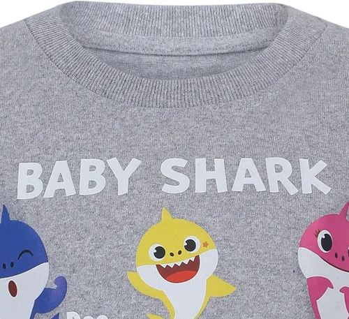 Vista 3 de Nickelodeon Conjunto de camiseta y pantalón corto de tiburón para bebés niños pequeños