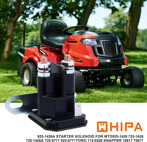 Vista 2 de HIPA 925-1426A Solenoide de arranque para MTD 925-1426 925-0771 Cub Cadet 725-1426 725-1426A 725-0771 Toro 112-0309 Snapper 18817 75671 Segadoras