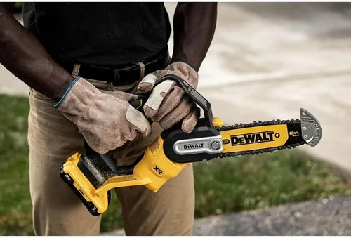 Vista 8 de Motosierra de Poda Inalámbrica Dewalt CRDLS 20V 8 Pulgadas DCCS623B