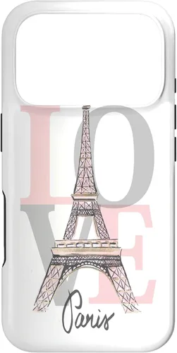 Vista 30 de Funda para iPhone 16 Paris Eiffel Tower - Love Paris Cute Trendy