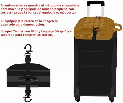Vista 6 de Seibertron Pro-Multifunción Bandolera Bolsa de Mensajero para Laptop de 14.1" o 17.3" Negro (Black MAX suitable 14.1"Laptop)