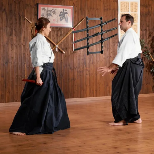 Vista 6 de Estante de 8 niveles para espadas, Katana y Wakizashi