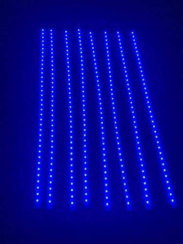 Vista 8 de Sando Tech - 8 tiras de luz de 5 pies y 60 pulgadas de color de ensueño RGB IP68 para Polaris Slingshot Hood Grill tiras de luz bajo 8 enchufes