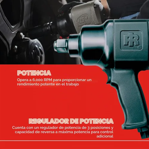 Vista 3 de Ingersoll Rand 2161XP Llave de impacto neumática de 3/4