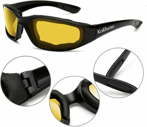 Vista 8 de Día y noche conducción motocicleta montar gafas gafas gafas de motocross
