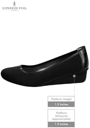 Vista 8 de LONDON FOG Chester Neoprene Dress Wedge