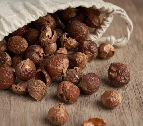 Vista 2 de Polvo 100% orgánico de Reetha/ARITHA para el cabello 3.53 oz 100% puro polvo de soapnut orgánico para cabello