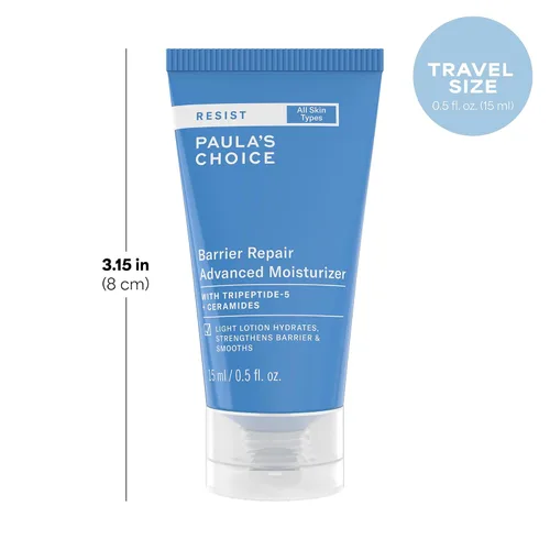 Vista 2 de Paula's Choice RESIST Barrier Repair - Hidratante facial avanzado con ceramidas, péptidos, crema facial de hidratación profunda para arrugas