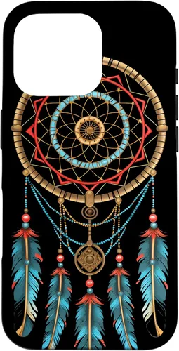 Vista 20 de Dreamcatcher Native American Indian Feathers Tribal Boho Case for iPhone 17