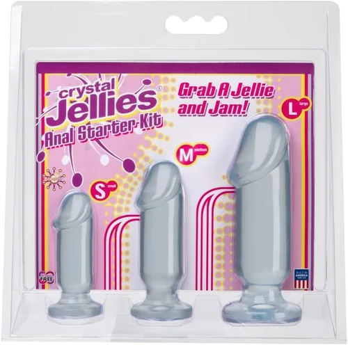 Vista 2 de Doc Johnson Kit de gelatinas de cristal para inicio anal, 0283-21-AM, Transparente, 1, 1