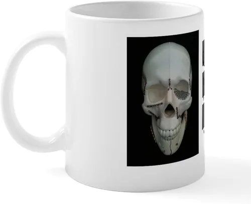 Vista 2 de CafePress OMS Surgical Skull Mug 11 oz (325 ml) Ceramic Coffee Mug