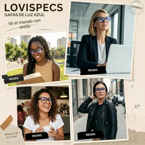 Vista 6 de Lentes miopía para distancia, visión de visión lejana, lentes de miopía para conducir miopía, lentes sin lentes de lectura Negro