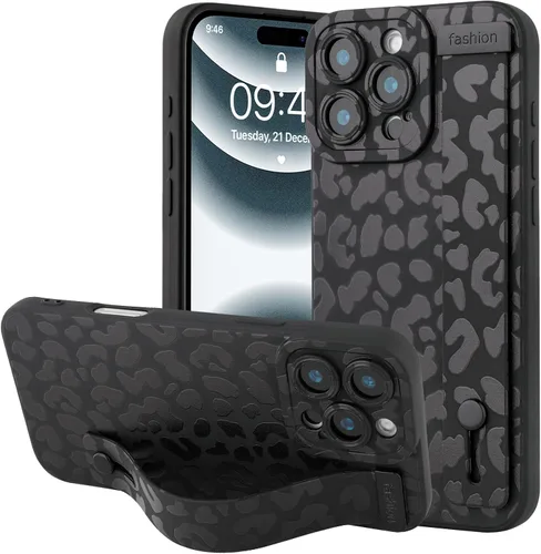 Vista 22 de OOK - Funda compatible con iPhone 11 en color vino rojo con estampado de leopardo, de TPU a prueba de golpes, cubierta delgada de silicona