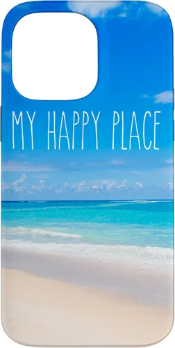 Vista 21 de Rae Inspired Dun My Happy Place Summer Vacay Ocean Beach Day Case for iPhone 17