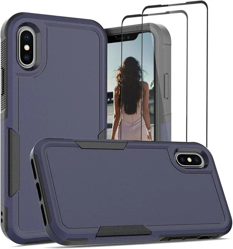 Vista 86 de Jeylly Funda para iPhone SE/Funda para iPhone 5S, Exterior de Plástico Duro que Absorbe Golpes + Interior de Silicona de Goma Defensor contra