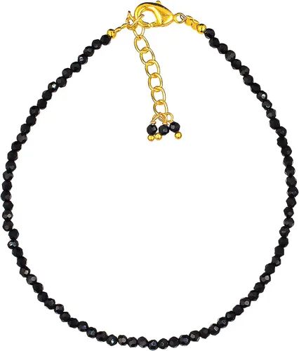 Vista 29 de TGH Pulsera de cuentas naturales con piedras preciosas microfacetadas, joyería para ella, cristales curativos energéticos de piedra natal, cadena