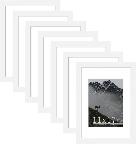 Vista 20 de Picrit Marco negro para póster de 24 x 34 pulgadas, paquete de 7 unidades, para fotos de 20 x 30 pulgadas con paspartú o de 24 x 34 pulgadas sin