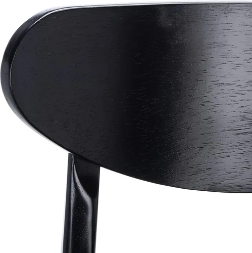 Vista 4 de SAFAVIEH Home Collection Thaxton Mid-Century Farmhouse - Juego de 2 taburetes de bar (30 pulgadas), color negro