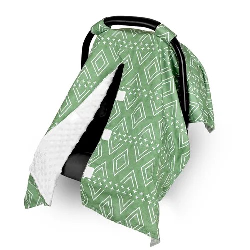 Vista 18 de TANOFAR Funda para Asiento de Coche para Bebé, Toldo para Asiento de Coche con Apertura Peekaboo para Bebés, Toldo Suave y Transpirable para Hoja