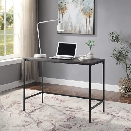 Vista 2 de OSP Home Furnishings Contempo - Escritorio de 42 pulgadas, color ceniza