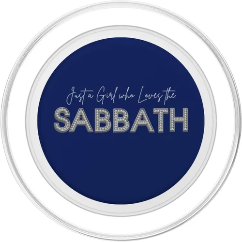 Vista 2 de Just a Girl who Loves the Sabbath. 7th Day Sabbath Keeper PopSockets MagSafe PopGrip for iPhone