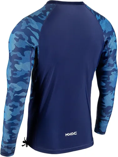 Vista 2 de MXDC SPORT Camisas de manga larga para hombre, protección solar UV UPF 50+, secado rápido, protección solar UV