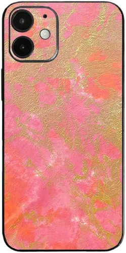 Vista 12 de MightySkins Skin compatible con Apple iPhone 12 Mini - Mármol ámbar Funda protectora de vinilo duradera y única Fácil de aplicar, quitar