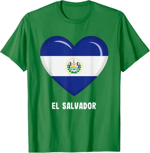 Vista 5 de Camiseta Bandera de El Salvador Camiseta salvadoreña