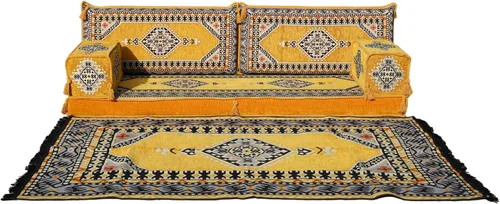 Vista 46 de arabicsofa Sofá de piso árabe Jalsa - Sofá tradicional hecho a mano para sala de estar
