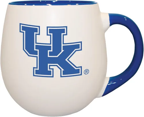 Vista 2 de RFSJ Auburn - Taza de cerámica de bienvenida de 18 onzas, blanco, azul marino, naranja