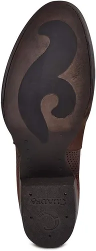 Vista 8 de Cuadra Botas altas para mujer en piel auténtica con cremallera marrón