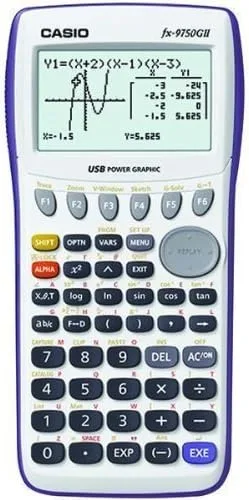 Vista 3 de Casio - Calculadora gráfica 9750gii, LCD de 21 dígitos