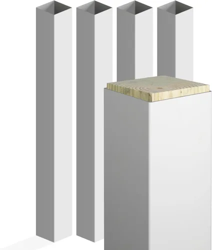 Vista 10 de Weatherables Funda de poste de 4 x 4 – Funda de vinilo resistente a la intemperie para exteriores para una durabilidad duradera y fácil instalación