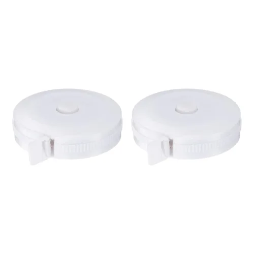 Vista 9 de HARFINGTON 2 cintas métricas redondas retráctiles de 4.9 ft/60 pulgadas, tamaño de bolsillo para medidas de cuerpo, tela, costura y manualidades