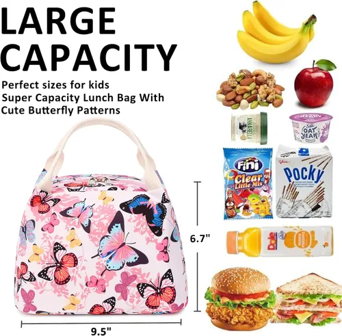 Vista 8 de Joyfulife Mochilas para niñas, mochilas para niños, mochilas para adolescentes, mochila para estudiantes escolares con lonchera, bolsas para lápices