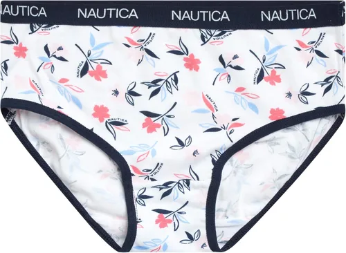 Vista 3 de Nautica Ropa interior para niñas - Calzoncillos de algodón elástico (paquete de 5)