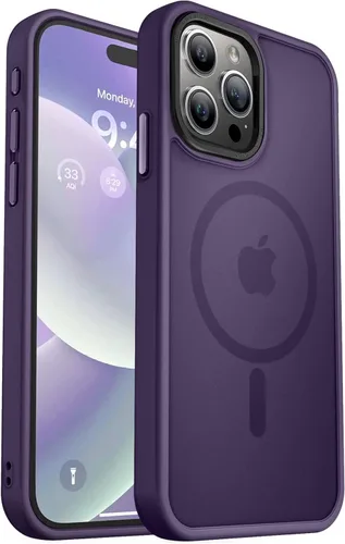 Vista 32 de MOCCA - Funda magnética resistente para iPhone XR de 6.1 pulgadas, compatible con MagSafe, funda con protección contra caídas de grado militar