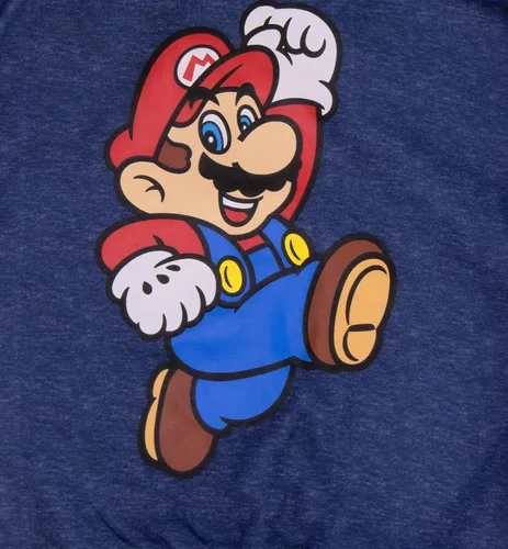 Vista 4 de Nintendo Super Mario Gráfico Chaqueta Varsity con Capucha de Forro Polar para Niños y Pequeños