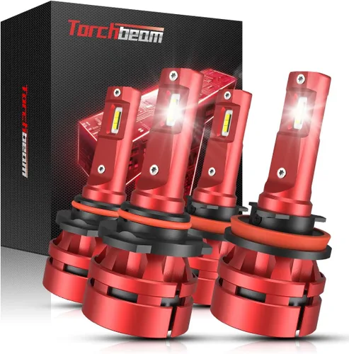 Vista 10 de Torchbeam Bombillas HID D1S, 6000K blanco frío, distancia de iluminación del 150%, bombilla de xenón, diseño IP67 para reemplazar 66144 66140 85140
